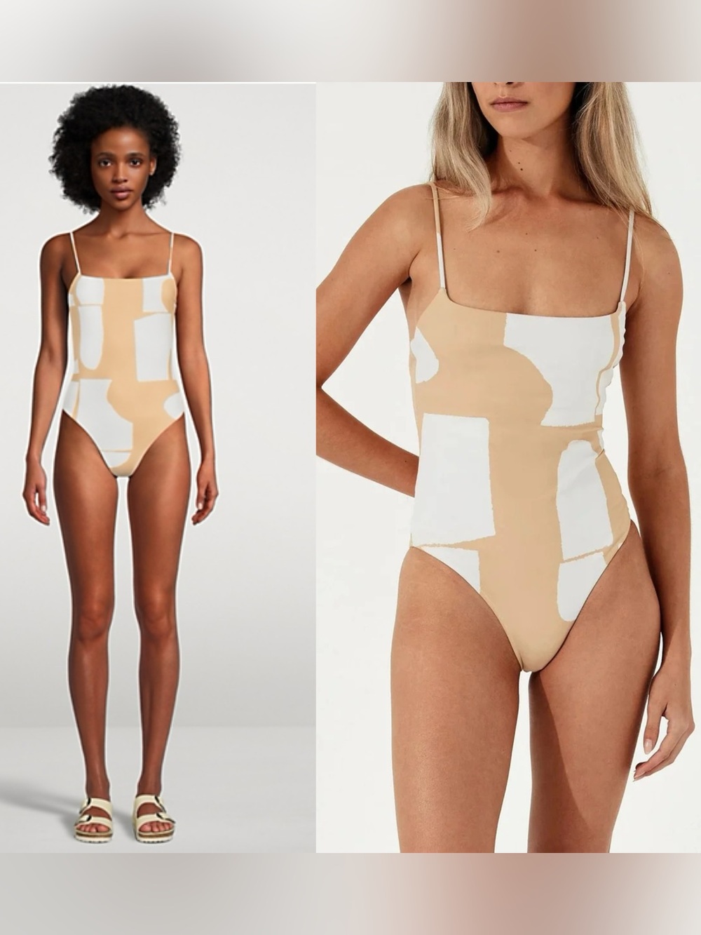 8 NEW Zulu & Zephyr Terrazzo One-piece Swimsuit